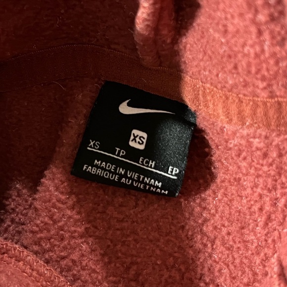 Nike oversized sweatshirt size XS in mauve pink color pre owned great condition - Picture 7 of 7